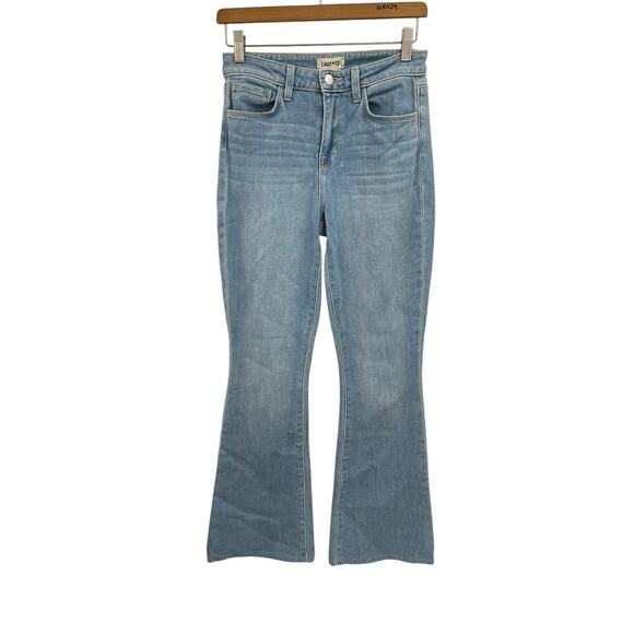 L’Agence Bell High Rise Flare Jeans Light Wash Blue Cloud Size 26 - Picture 1 of 10